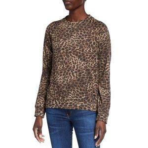 Spiritual Gangster Old School Leopard Print Sweatshirt